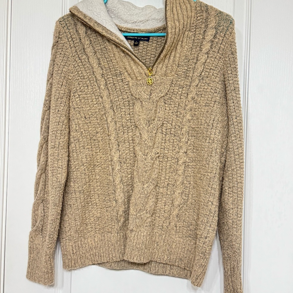 beige sweater